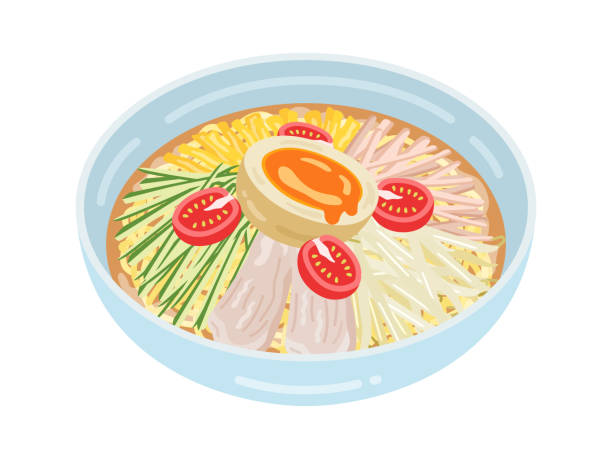 中華料理_冷やし中華 冷やしラーメンのイラスト素材114060758- PIXTA