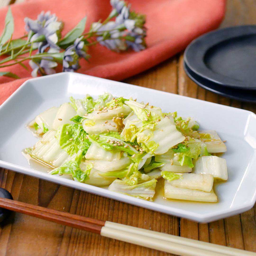 白菜のおかか炒め