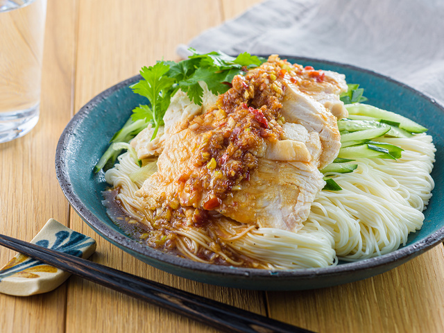 さっぱり鶏チャーシュー 麺つゆと酢で簡単！さっぱり☆SATOMIWAの☆からだが喜ぶおうちごはん