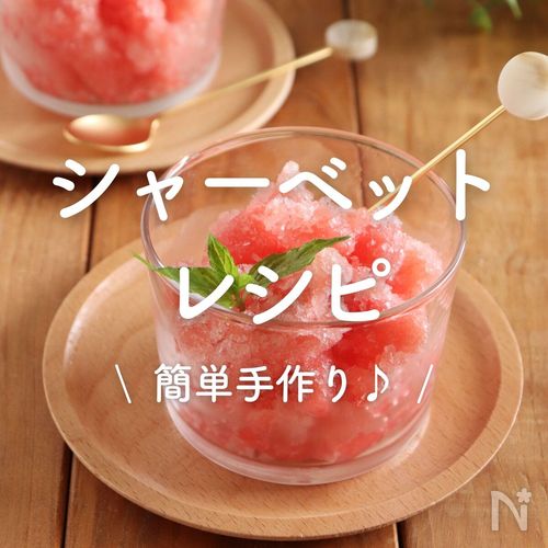 ジュースや牛乳で簡単手作り シャーベット の作り方とおすすめメーカーキナリノ