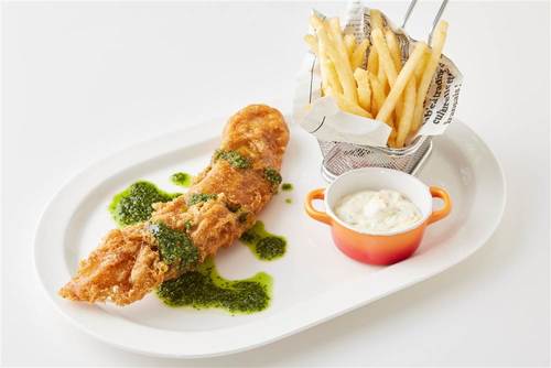サクサク衣が最高！フィッシュ＆チップス！！chef ichi