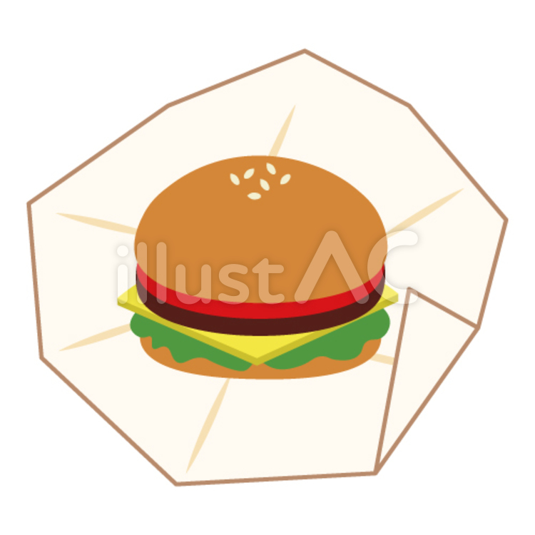 ハンバーガーの具材のイラスト バンズかわいいフリー素材集 いらすとや