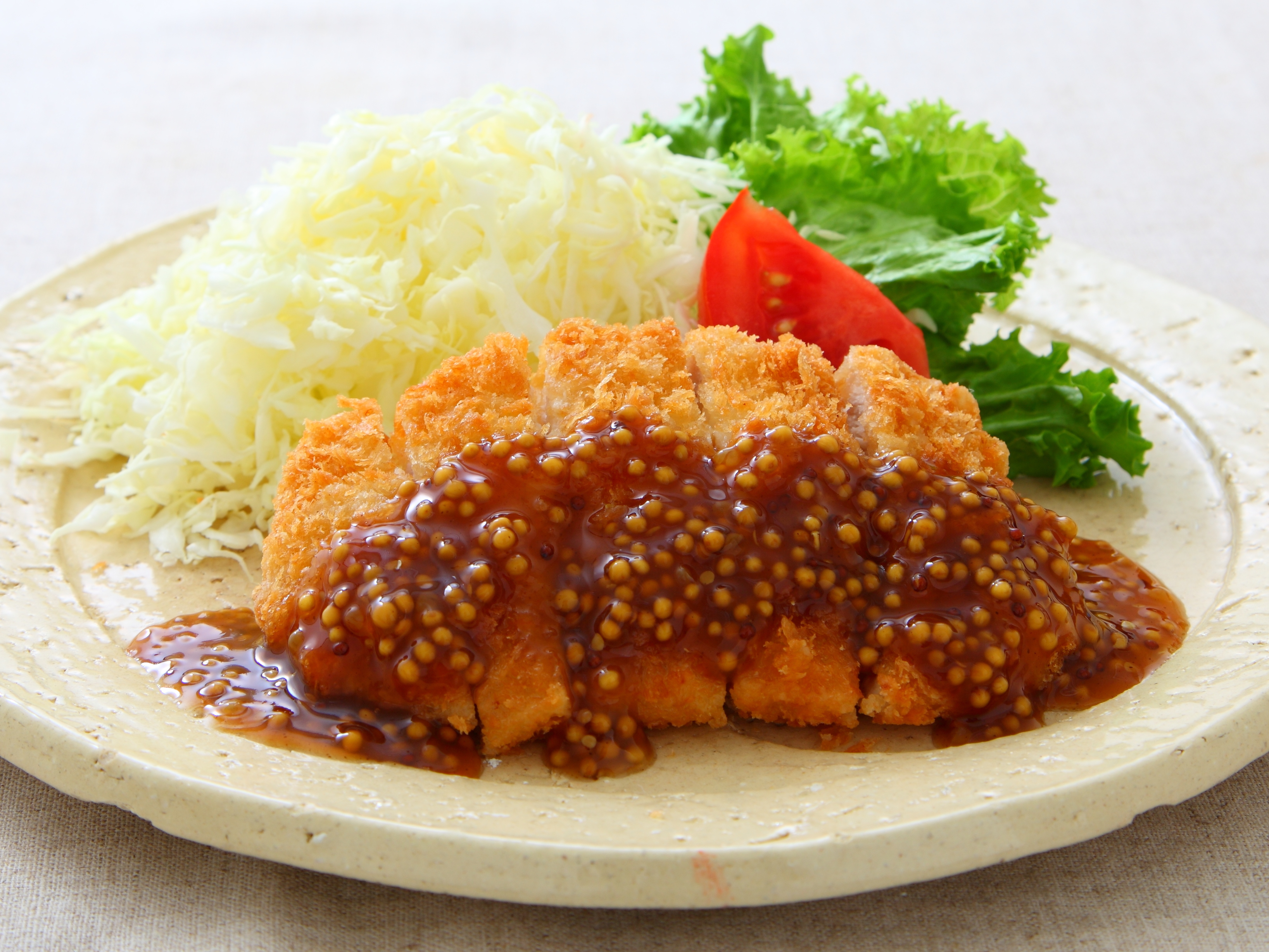 ソースとんかつオムトースト