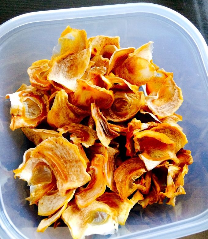 甘くない柿レンジで3分♪コンポートにしちゃおう‼️ レシピ・作り方クラシル