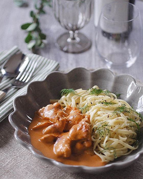 おしゃれなパスタ盛り付けテクニック
