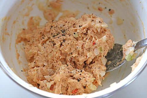 3step 混ぜる→塗る→焼く でスピードおつまみ☆厚揚げのツナ味噌大葉焼き