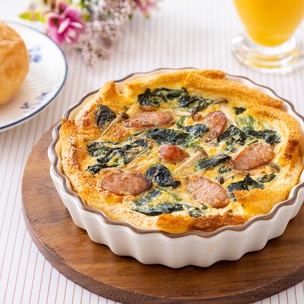 ホットケーキミックスでキッシュ風パンケーキ レシピ・作り方 by solo6852 - 楽天レシピ