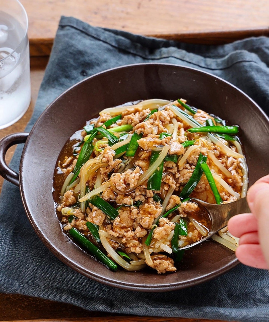 節約！ふわふわ卵のもやしあんかけ丼