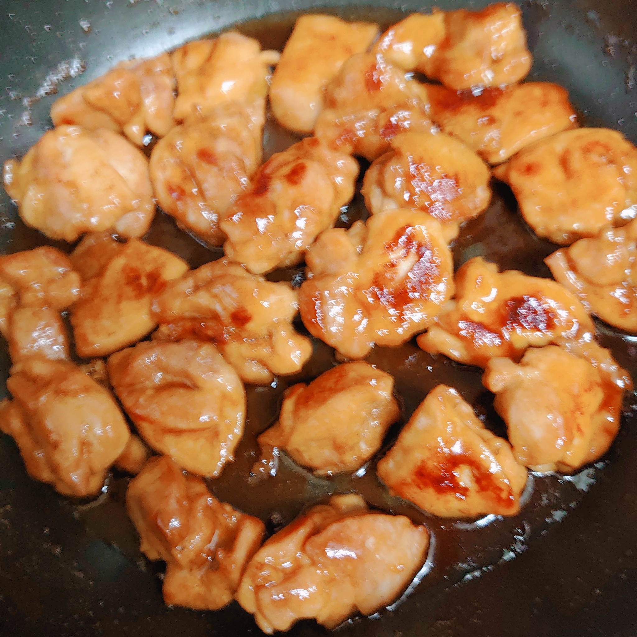 揚げずに簡単♡甘酢照り焼きマヨチキン