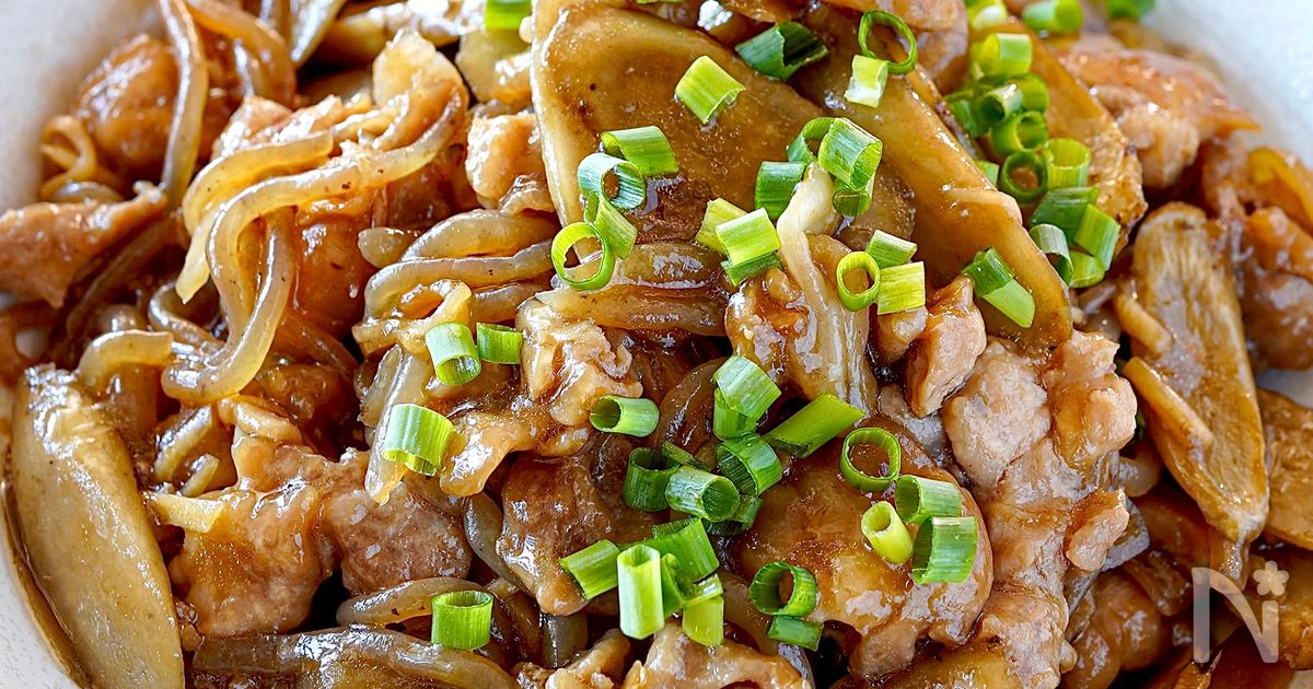 甘辛豚肉とごぼうのしぐれ煮レシピ