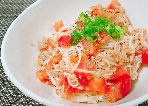 リュウジさん考案！まるごとトマトの和えそうめん