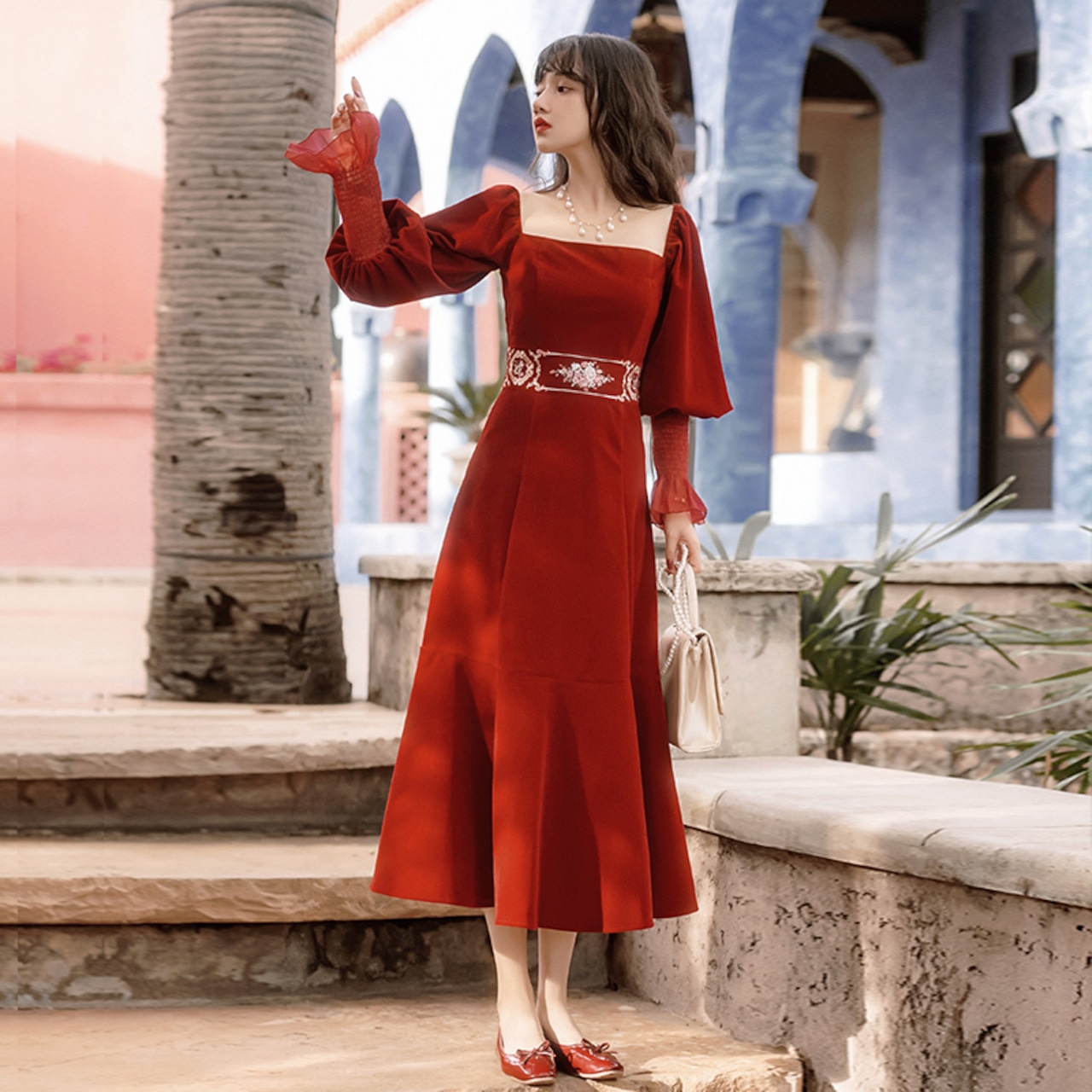 上品 カラードレス ウエディングドレス ロングドレス パーティードレス 10代 20代 30代40代 ワンピース お呼ばれ 食事会 二次会 披露宴卒業式 成人式0217 ロングドレス 上品 レース カラードレス パーティードレス 10代 20代 30代40代 ワンピース ウエディングドレス