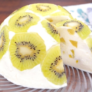 ブルーベリー生クリームアイスクリームの作り方