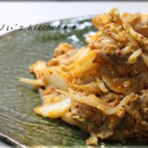 豚キムチの卵焼き 副菜