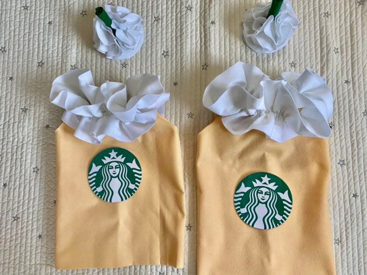 フラペチーノベビー会🤍🤎💛 どの写真も可愛くて、何を載せようか悩んだ💭勝手にタグ付けごめんね🥹ハロウィンハロウィン仮装ハロウィンコスプレフラペチーノベビースタバスターバックスstarbucksフラペチーノ女の子ベビー生後8ヶ月女の子ママ