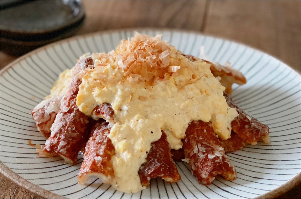 チーズちくわの肉巻き