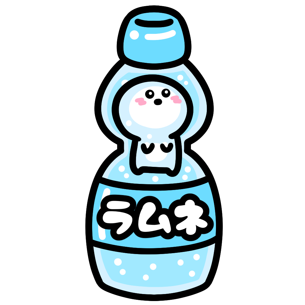 ラムネの瓶 イラスト : yukaiの暮らしを愉しむヒント