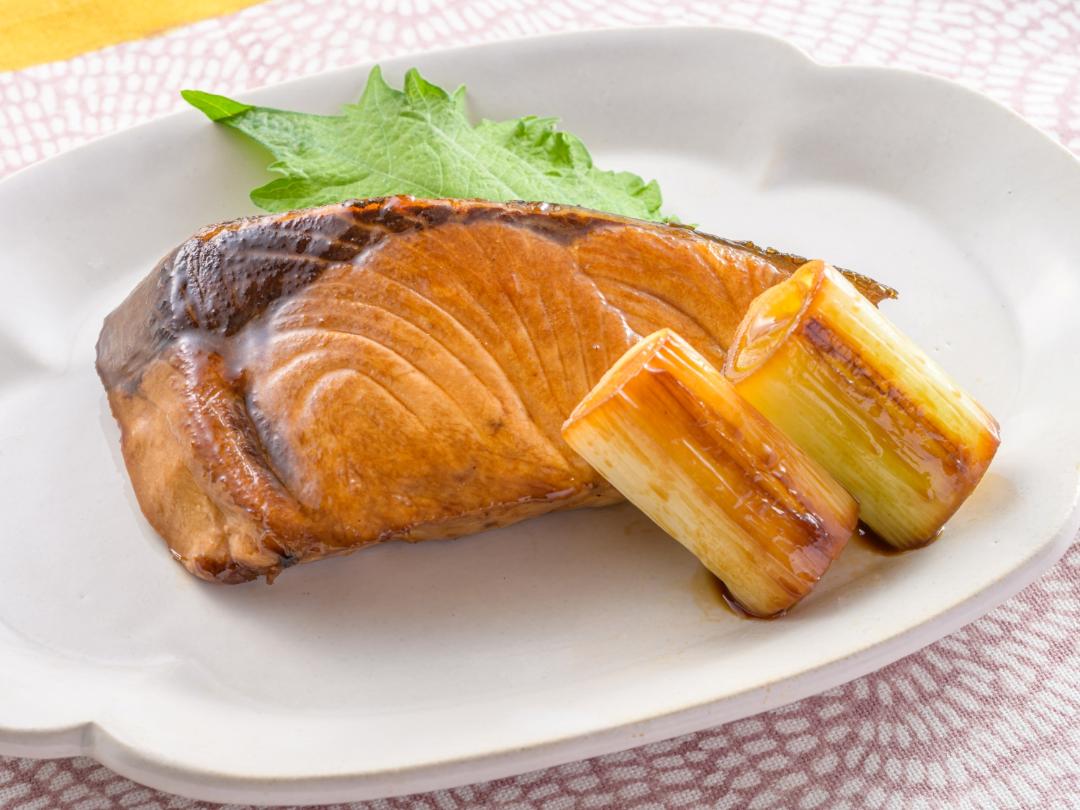 フライパンで ぶりの塩焼き