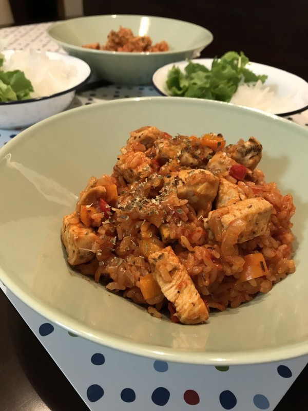 炊飯器で簡単☆ジャンバラヤ