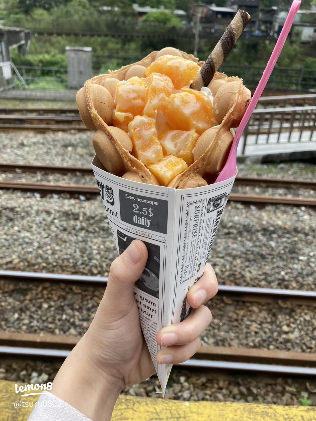 キャラメルナッツの「エッグワッフル」米粉でもちもち 当別町で話題のグルメ3選SASARUささる