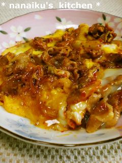 極上 キムチ無しで作れる「豚キムチの卵とじ」が沼るほど旨い！！！なべのだいどころ