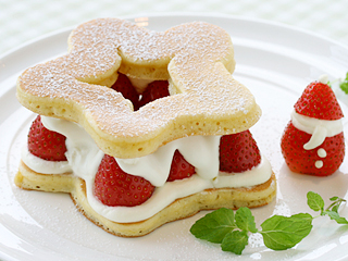 ホットケーキミックスで簡単おやつ レモンのパンケーキ