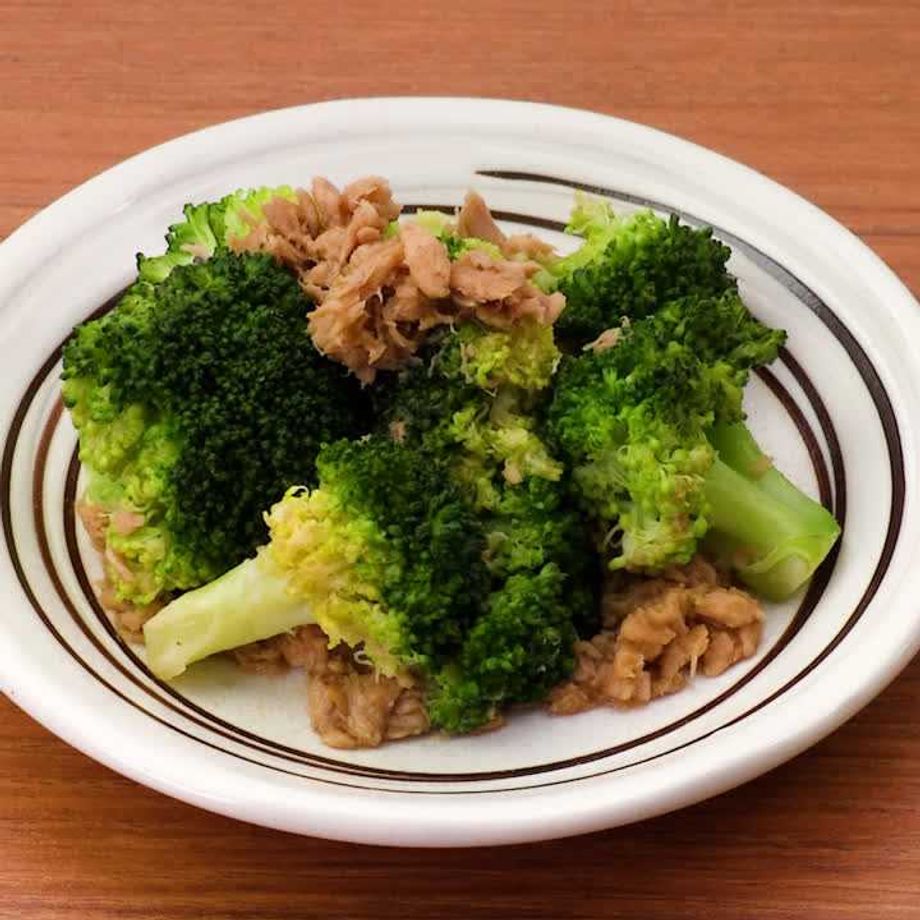 ブロッコリーのツナコーン和え