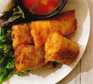 春巻きの皮の使い道あれこれ盛り付け理論講座＊料理の見た目を整える！盛り付けのセオリーをお伝えするオンライン講座 貞本紘子 さだもとひろこ