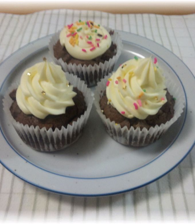 ホットケーキミックスで簡単！うさぎカップケーキ