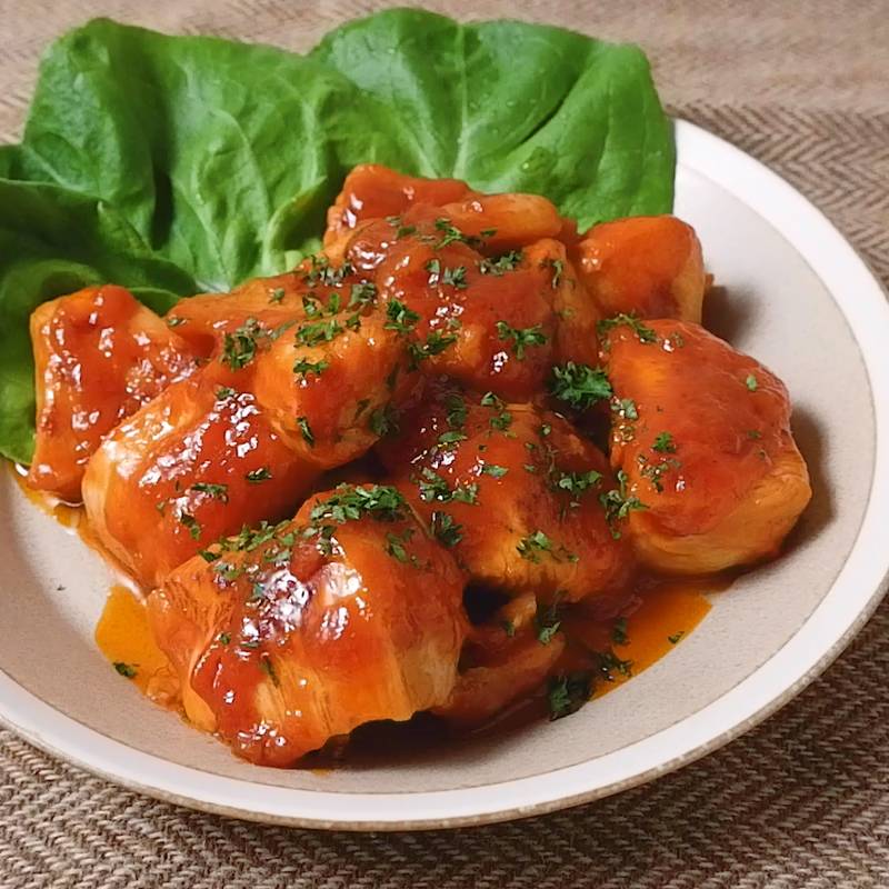 鶏チャーシュー漬けこんで湯せんに放置で簡単