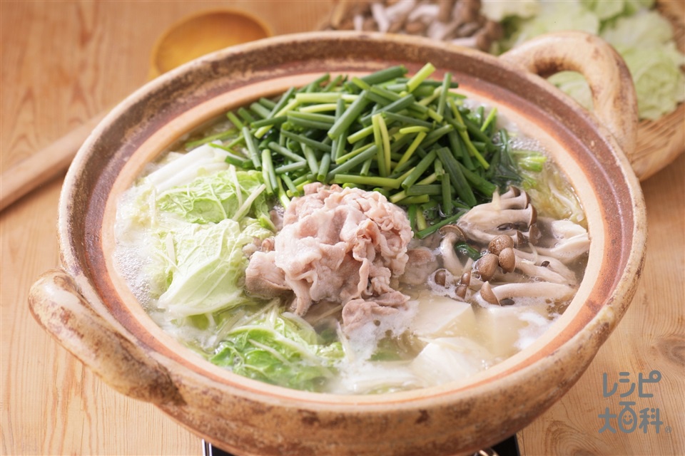 鯛と下仁田ねぎのみそ鍋