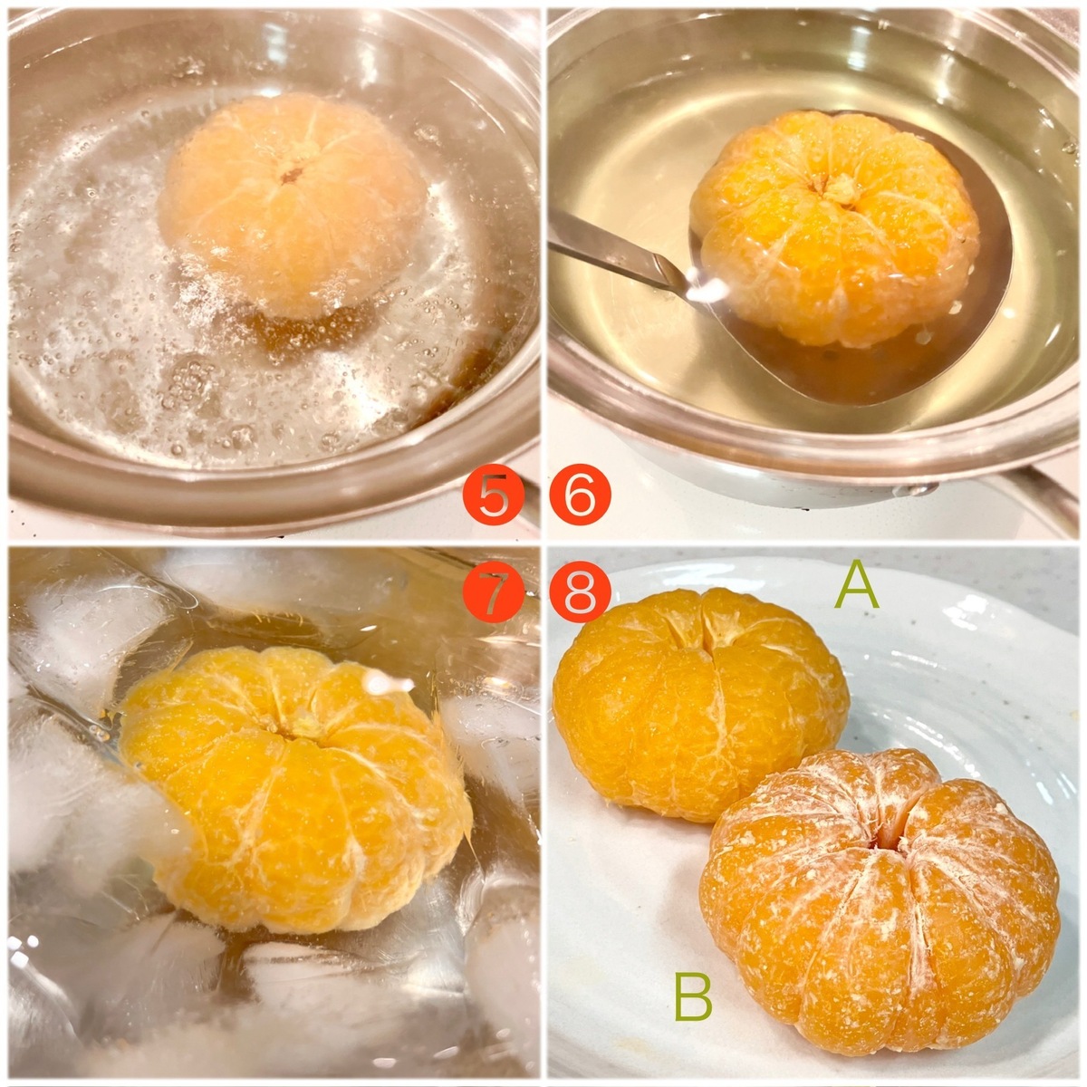 失敗しない！ みかん飴の作り方！飴がパリパリ！みかんがジューシー！屋台の出店風おやつレシピ