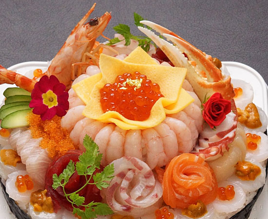 魚のイラストプレートケーキ紙ひこうき