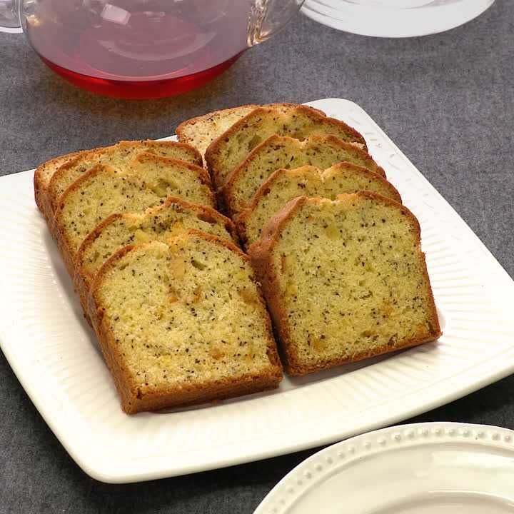 桃と紅茶のパウンドケーキ