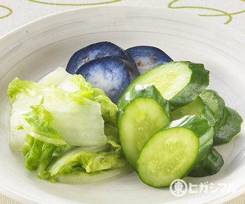 白だしで☆きゅうりと茄子の即席漬け物