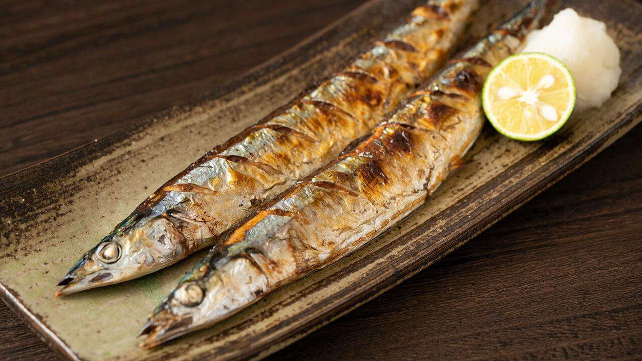 さんまの塩焼き