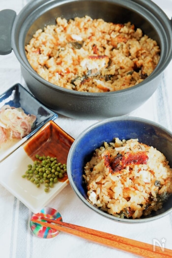 とっても簡単！！✤うなぎと牛蒡の炊き込みご飯✤