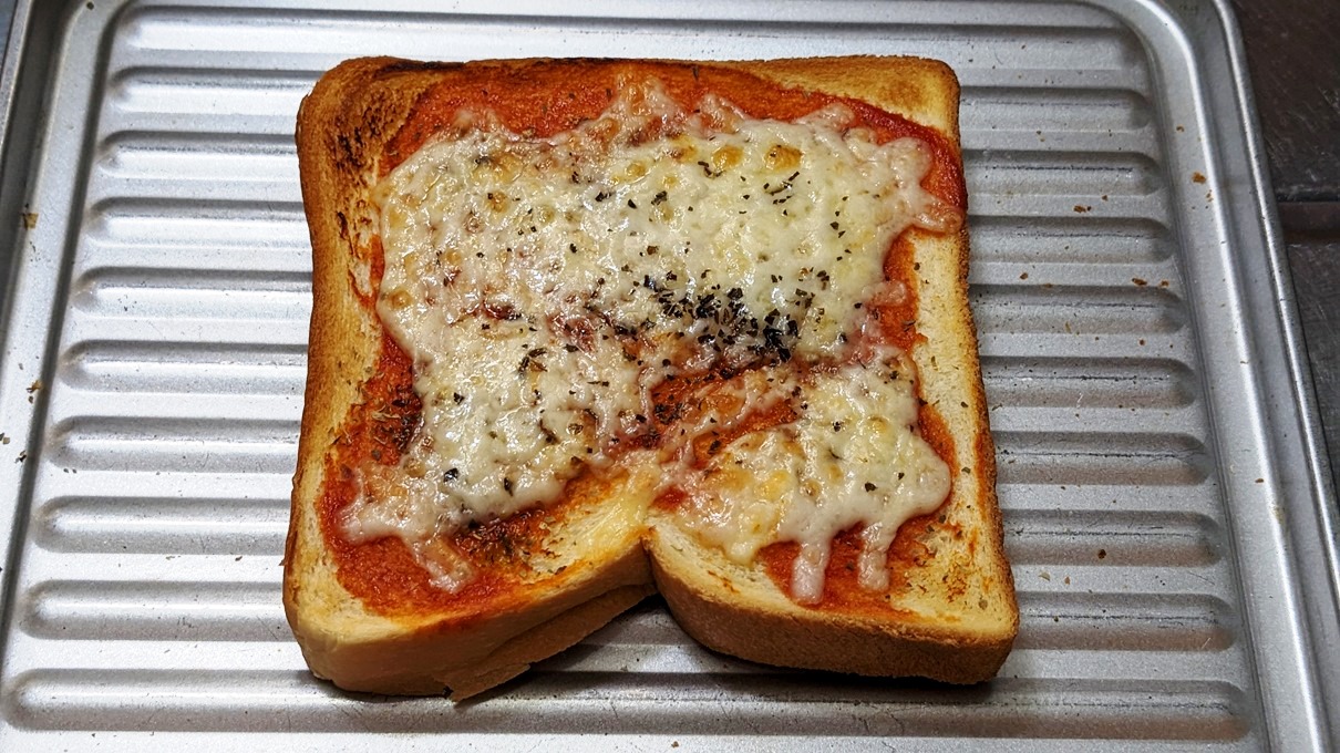 夏野菜ピザトースト