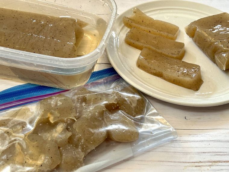 ちぎったこんにゃくは唐揚げに