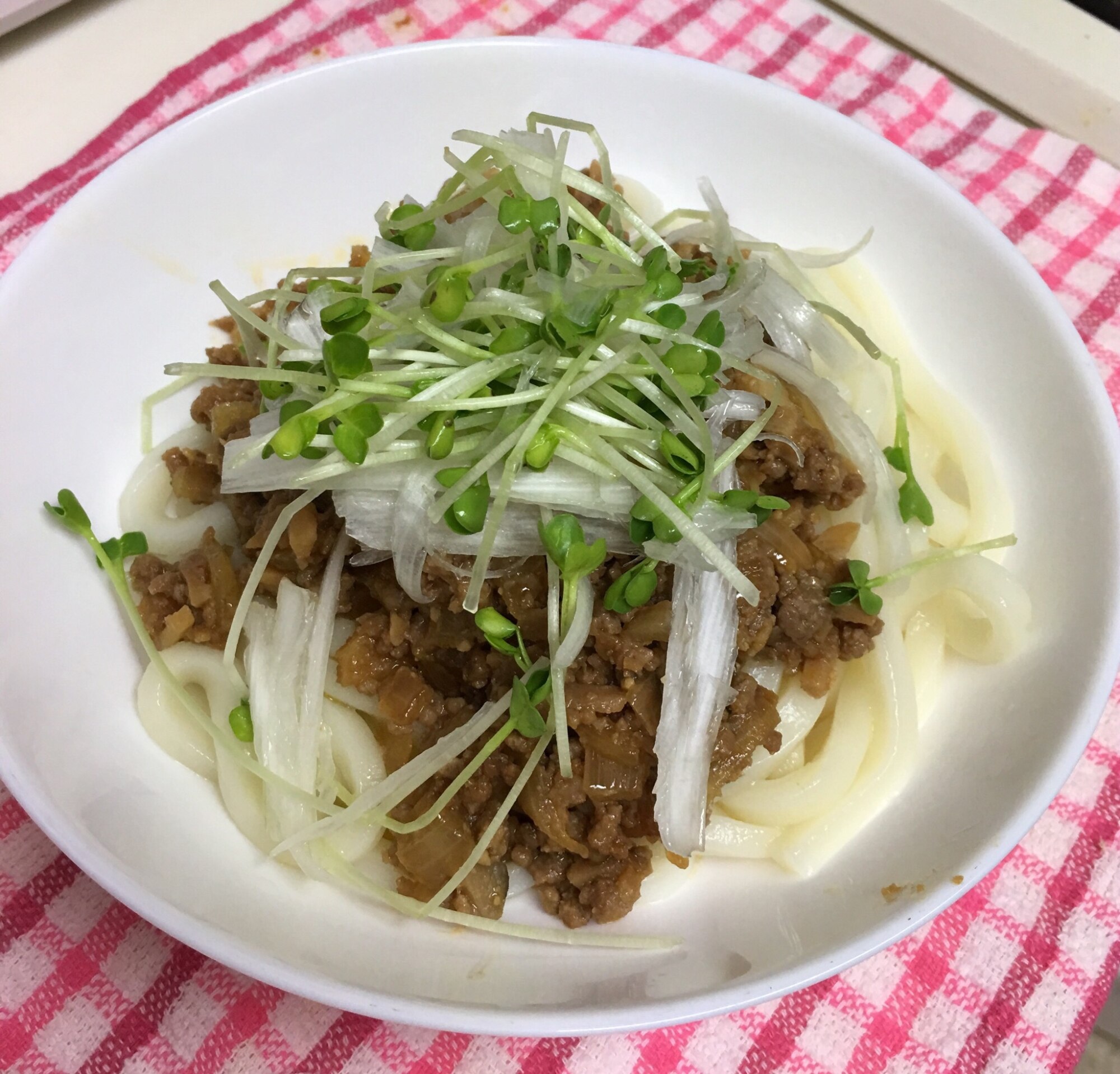 肉みそうどんうどんレシピ冷凍食品ならテーブルマーク
