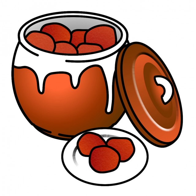 レモンと梅干しのキャラクターのイラスト素材68280997- PIXTA