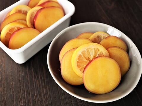 ♡野菜deやみつき♡さつまいもの甘酢がらめ♡副菜 簡単レシピ 時短 お弁当: Mizukiオフィシャルブログ「奇跡のキッチン」 Poweredby ライブドアブログ