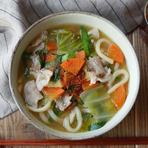 冷やしぶっかけ甘辛肉うどんのレシピトクバイ