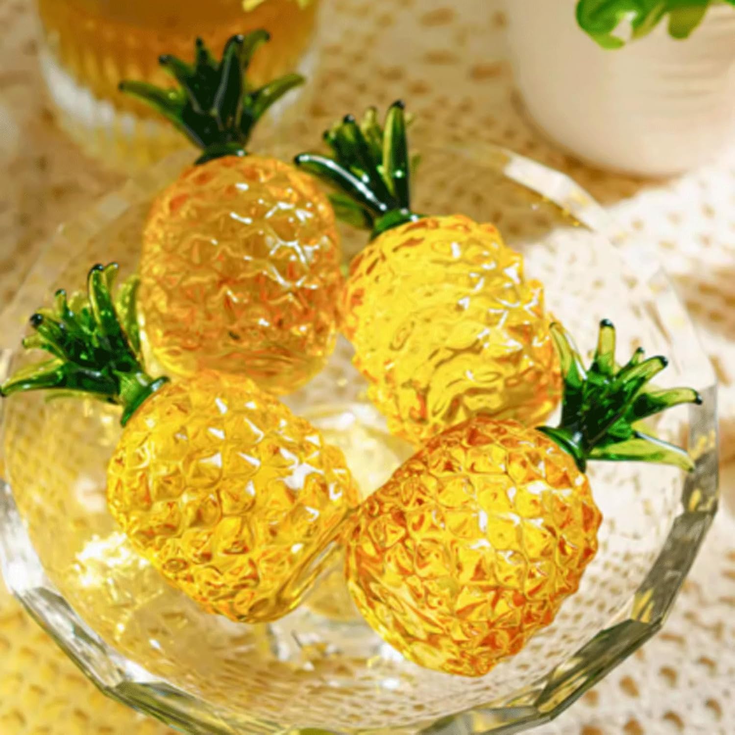 Amazon.co.jp:dhiuebcオブジェ アップル 置物 かわいい フルーツ クリスタル製品 S ペーパーウェイト 水晶 水晶工芸品風水 運気 波動 運気アップ デコレーション インテリア 文鎮 ガラスのアップル 雑貨 水晶のリンゴ タイプ ギフト 縁起物 : ホーム＆キッチン