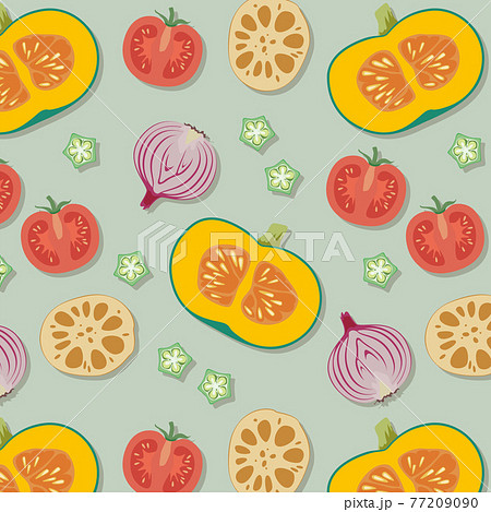 野菜の断面・カボチャ3516976 の写真素材 - アフロ