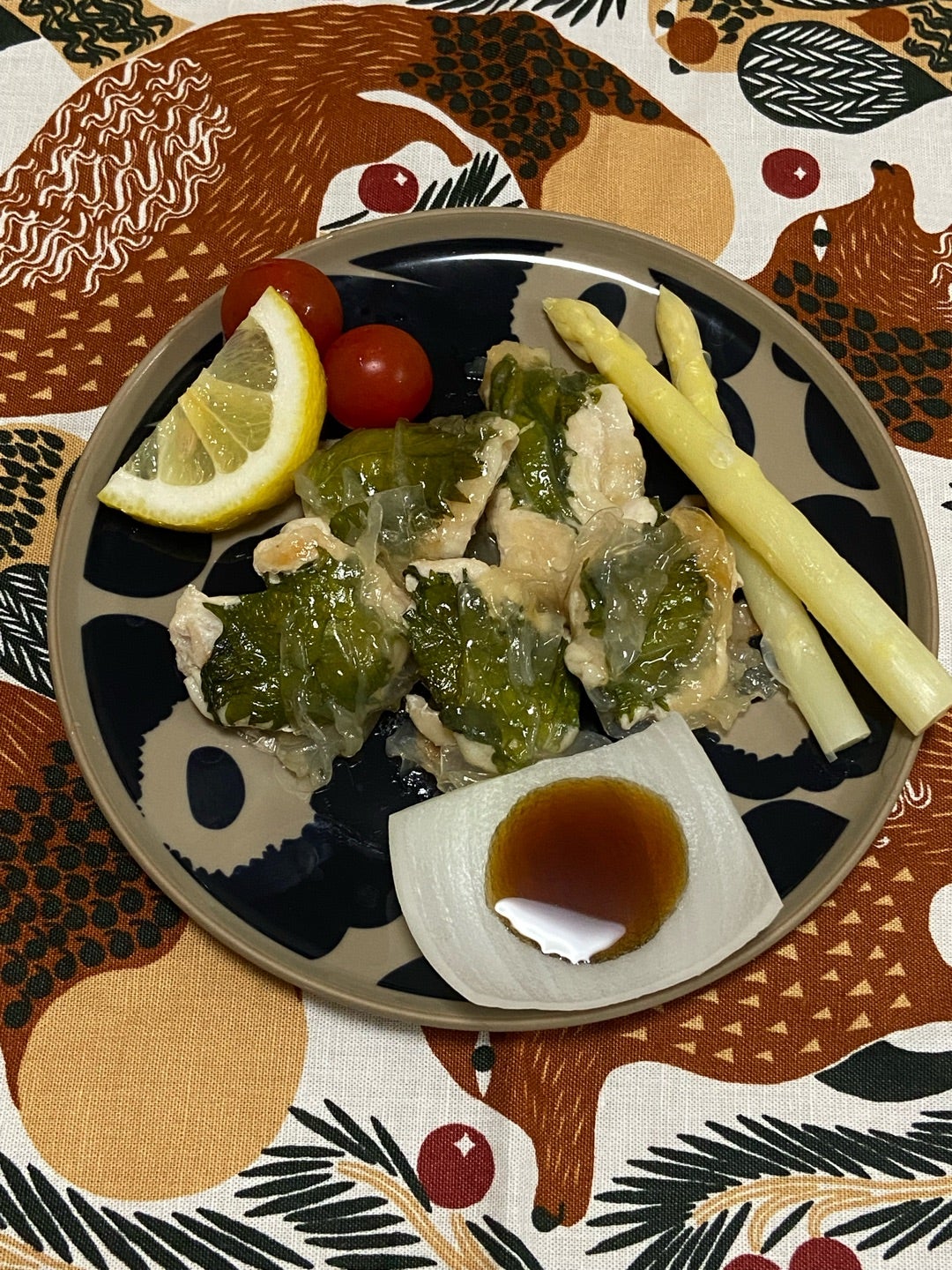 鶏むね肉の梅しそ焼きレシピkachi kachi plus