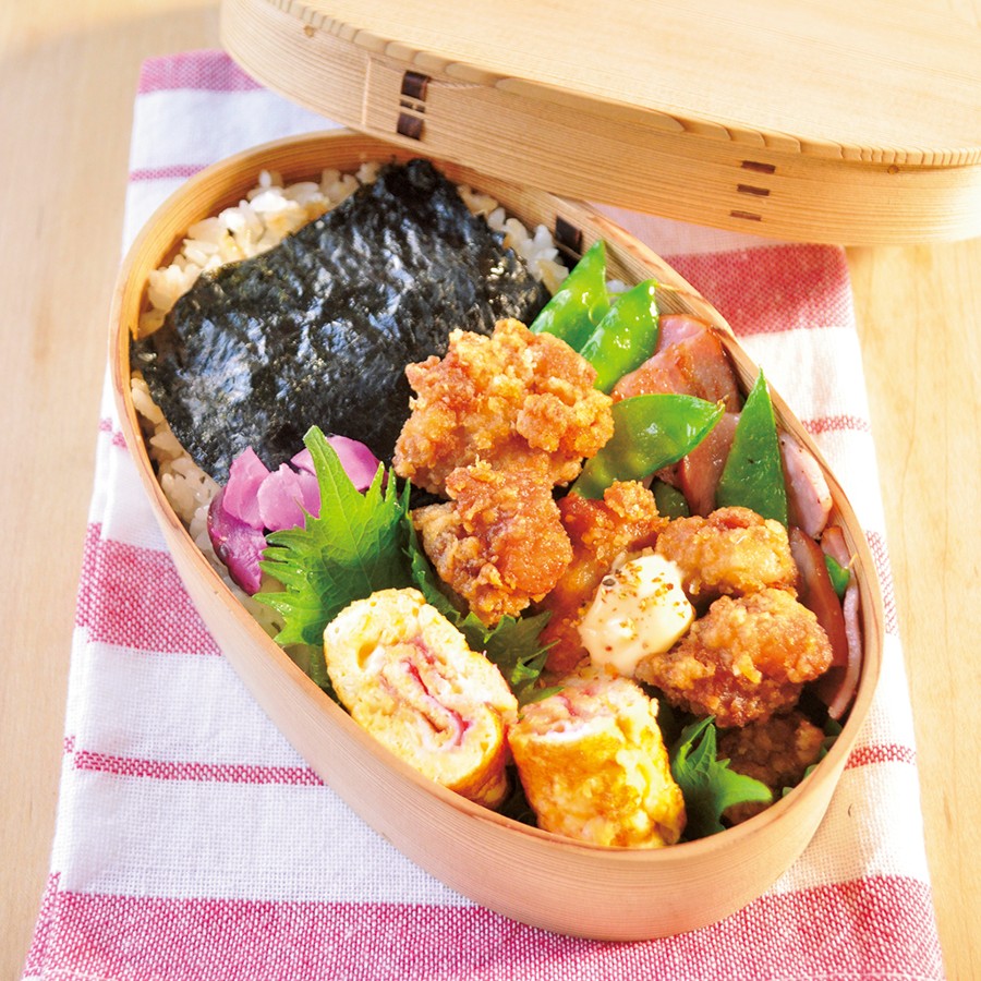 手間減！ほぼ詰めるだけ！三色ご飯弁当