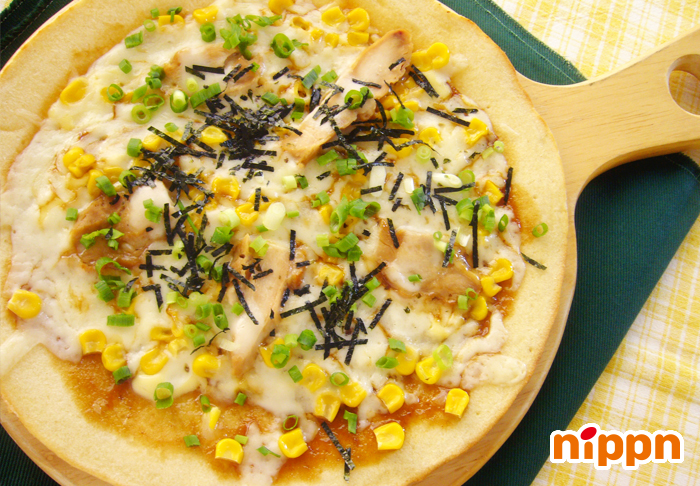 照り焼きチキンの和風ピザ