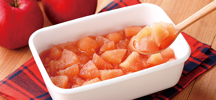 冷凍するとシャーベットに⭐︎ りんごのコンポート