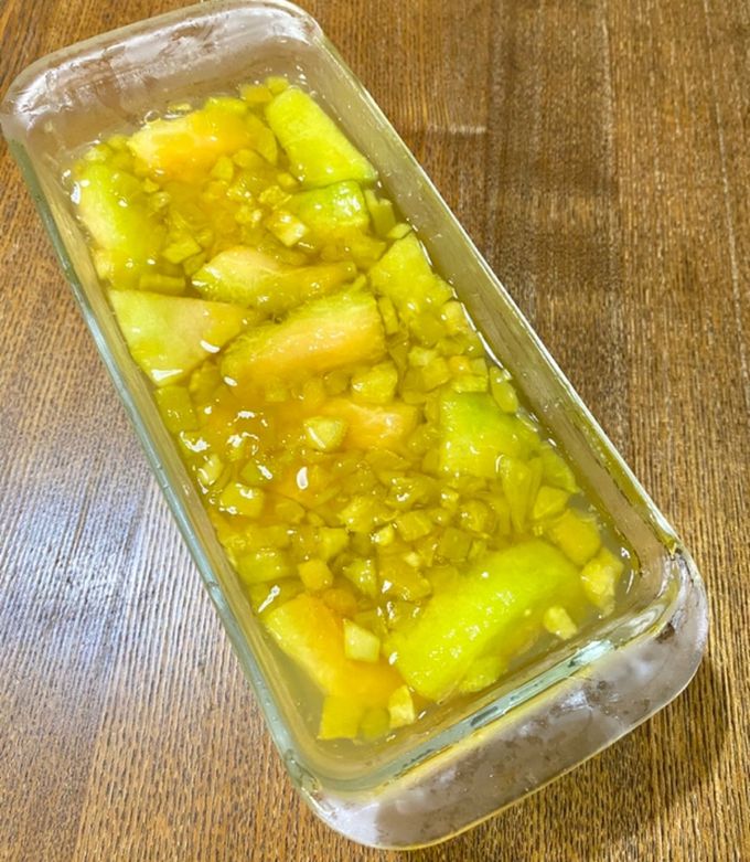 メロンの冷凍保存方法